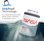 PHOOZY Insulated Can Cooler for 12oz Cans with NASA-Inspired Technology - Patented Koozie That Keeps Drinks Cold 10x Longer - Lightweight Beer Koozie for Outdoor Adventures - Space White