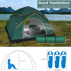 Pop Up Tents for Camping, 2-3 Person Camping Tent 60s Automatic Easy Setup Dome Tent, Waterproof Family Camping Tents, Lightweight Tents for Camping Hiking Backpacking Fishing Hunting