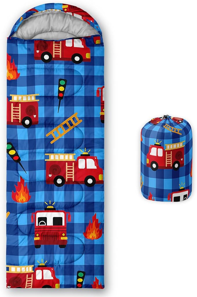 QOOMO Camping Sleeping Bags,3 Season Warm & Cool Weather,Lightweight,Waterproof Sleeping Bags for Adults & Kids Traveling,and Outdoors