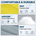 PTEROMY Sleeping Bags for Adults, Lightweight and Machine Washable, Water Resistant Backpacking Camping Sleeping Bag for Warm Cold Weather, Camping Essentials for Hiking Travel