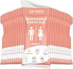 DIBBATU Disposable Urine Bag, 12/24 PCS Pee Bags for Travel for Women/Men, 800ML Emergency Portable Urinal Bag and Vomit Bags, Unisex Urinal Bag for Camping, Traffic Jams, Pregnant, Patient