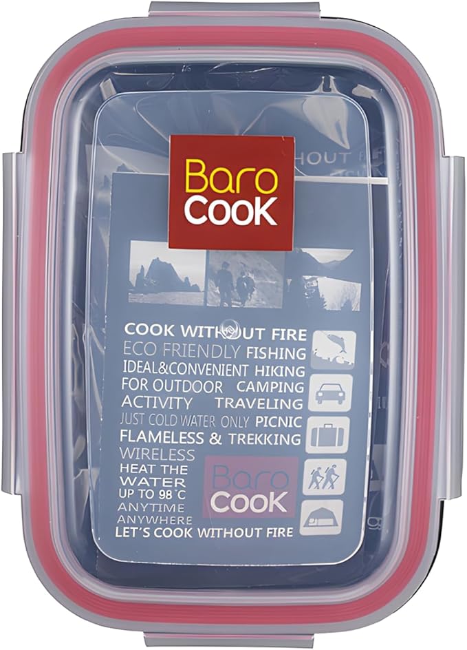 Flameless Self-Heating Lunch Box – Portable Food Warmer Oven BC-003/BC-007 – Large/ Extra Large Capacity – Heats Meals, MREs & Cans Under 10 Min – Camping, Travel, Office, Emergency