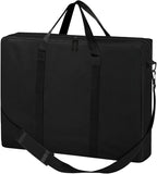 SIRUITON Folding Table Storage Bag, Portable 600D WaterProof Carry Bag for Folding Picnic/Camp Tables with Reinforcing Plate & Shoulder Strap, 48" D x 30" W x4.7 H Fits 8FT Folding Tables（bag only）