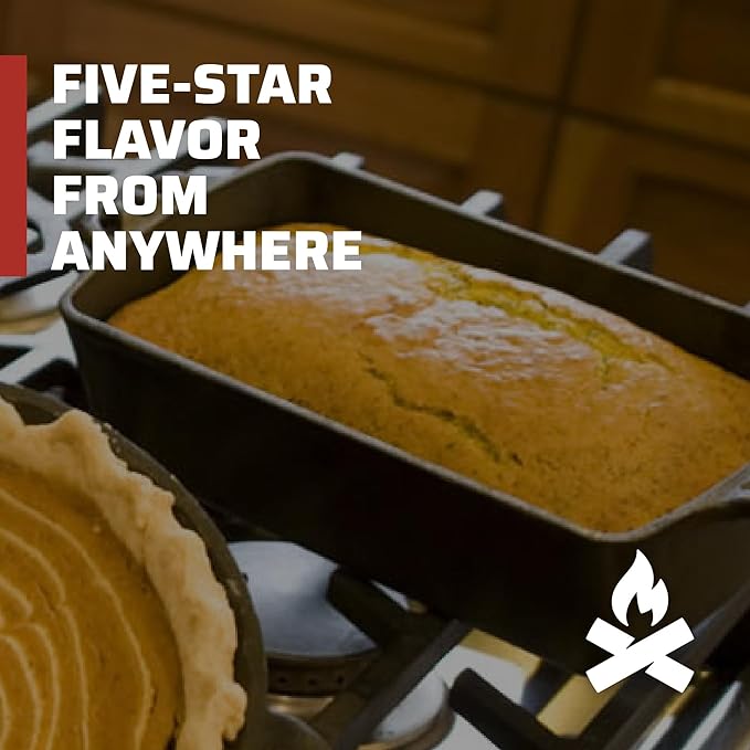 Camp Chef Home Seasoned Cast Iron Bread Pan