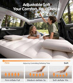 Wigoo 2026 Upgrade Air Mattress for Tesla Model Y [Click Self-Inflate, Home-Level Comfort] USB-C Charging Built-in Air Pump & Ergonomic Design with 2 Pillow, Camping for Tesla Model Y 2020-2026