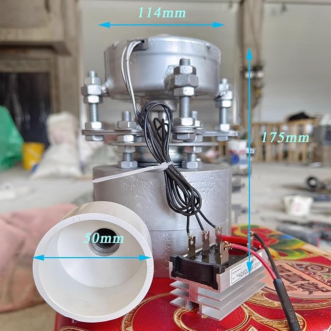 110/220V Micro Hydroelectric Generator, 100W Family Camping Fishing Hydraulic Generator, Hydro Water Generation Power Equipment For Lighting, Charging, Household(110V)