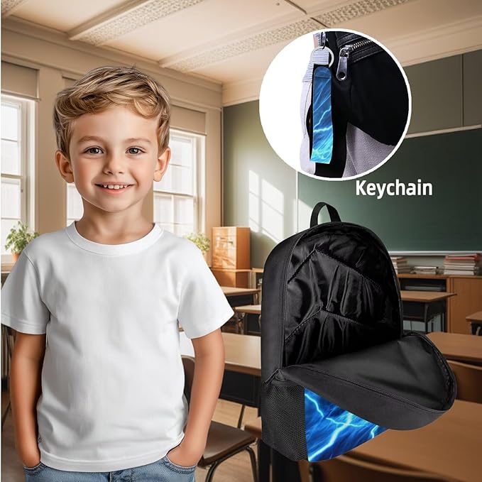Kids School Backpack Boys Basketball Backpack with Lunch Box Soft Pencil Case for Boys Kindergarten Elementary Middle Bookbag Set for 17 Inch Mochilas Escolares Para Niños