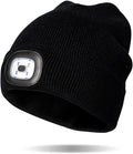 Classic Rechargeable LED Warm Knit Beanie Head Light Hat Headlamp for Outdoor Activities