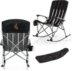 Picnic TIME NCAA Unisex-Adult NCAA Outdoor Rocking Camp Chair, XL Heavy Duty Camping Chair for Adults