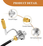 C001 Grill Propane Adapter Regulator for Coleman Gas Grill, Regulator Replacement Parts for Coleman Roadtrip Le Lx LXX LXE Grills, Compatible for Coleman Grill 9942A5251, 5010000743, 9949 Series
