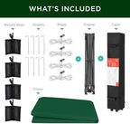 Best Choice Products 8x8ft Pop Up Canopy Tent, Outdoor Shade, 1 Person 1 Minute Set Up, Carry Case, 4 Weight Bags - Forest Green
