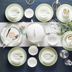 Ceramic Tableware and Tableware Set with 60 Pieces of European Tableware and Dishes Set