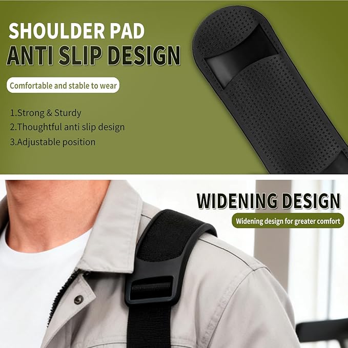Cooler Strap Compatible with Engel Cooler, with Length Adjustable Nylon Strap and Comfortable Shoulder Pad, Ideal Cooler Straps for Outdoor Use