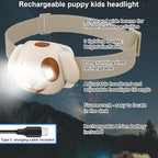 Kids Camping Essentials – LED Kids Lantern and Rechargeable Kids Headlamp Set | Multiple Purposes Kids Nightlight/Flashlight Toys –Holiday, Halloween N Birthday Gifts for Toddlers and Kids (Beige26)