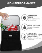 BAGLHER Lightweight Insulated Cooler Backpack - 30 Cans, Leak-Proof for Lunch, Picnic, Hiking, Camping Trips