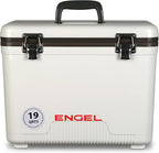 Engel 19qt Leak-Proof, Air Tight, Drybox Cooler and Small Hard Shell Lunchbox for Men and Women