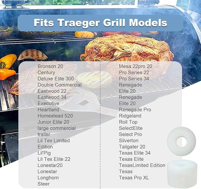 Auger Motor Bushing Part Compatible with Traeger, Pit Boss, Camp Chef & Z Grills Wood Pellet Grill Smokers
