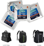 TOURIT Reusable Ice Pack for Coolers Long Lasting Cooler Ice Packs for Cooler Bag Lunch Bags/Boxes, Cooler Backpacks, Freezer Packs for Coolers