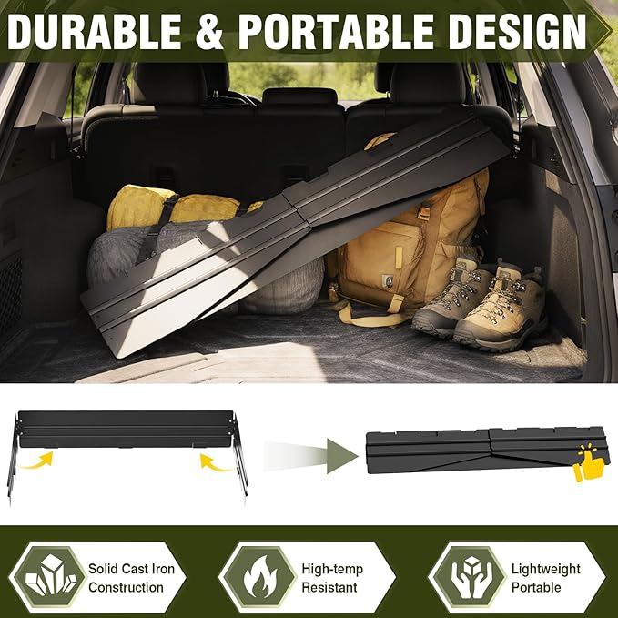 Bestfire Universal 54.3in Windscreen for 2 Burner Camping Stoves Compatible With ROVSUN/Gas One/ADREAK/SKOK and Most Outdoor Propane Stove Models, Easy to Install