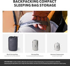 Naturehike 0 Degree Ultralight Down Sleeping Bag for Adults, 650 Fill Power, Backpacking Cold Weather Sleeping Bag with RDS Down, -2℉ / 18℉ Sleeping Bags for Camping, Hiking