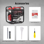 maXpeedingrods 4800 Watt Portable Inverter Generator, Gas Powered Open Frame Generator with ECO Mode, Lightweight for Outdoor Camping, Home Backup, Garden
