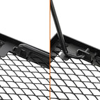 Elsjoy 17" Folding Campfire Grill Grate with Carrying Handle, Portable Camping Grill Over Fire Mesh Grate, Heavy Duty Steel Grate for Outdoor Cooking, Picnic, BBQ