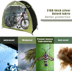 78.8 x 31.5 x 65 in Foldable Bicycle Tent, Outdoor Aluminum Alloy Bracket Bicycle Storage shed, Portable Thick Waterproof Fabric, Neat Tent Bicycle Cover, Storage of 2 Bicycles or tricycles