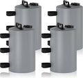 Canopy Water Weights Bag, 88 lb Tent 4 Leg Weights Bag, Portable 10L Water Bag Windproof Fixed Canopy Weights Bag, for Outdoor Pop Up Tent, Canopies, Gazebo, Shelter, 4 Pack (10L Gray)