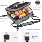 Waterproof PVC Paddleboard Cooler Deck Bag - 12 Can Soft Insulated Cooler for Paddleboarding, Camping, Kayaking