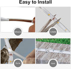 Upgrade Solar Led Strip Lights Outdoor, 50ft Solar Rope Lights Self-Adhesive Waterproof, 8 Mode with Remote Timer and Auto On/Off, Perfect for Deck, Patio, Poolside, Camping Decor, Cold White