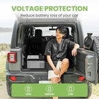 Alpicool Car Refrigerator 12 Volt Portable Car Fridge 10 Quart（9 L Electric Cooler with AC/DC，Car Refrigerator Freezer for Truck Van RV Camper SUV, Camping Boat Travel，-4~68°F