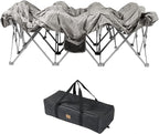 Naturehike CosyWild 2 Person Camping Cot Frame Only, Air Mattress Not Included, Folding Full Size Camping Bed Frame with Side Pocket and Carry Bag