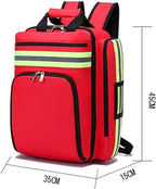 First Responder Bag, Emergency Medical Backpack Empty, Trauma, Home Health Hiking Travel Camping,for EMT, Paramedic, Nurses, Tactical Medics
