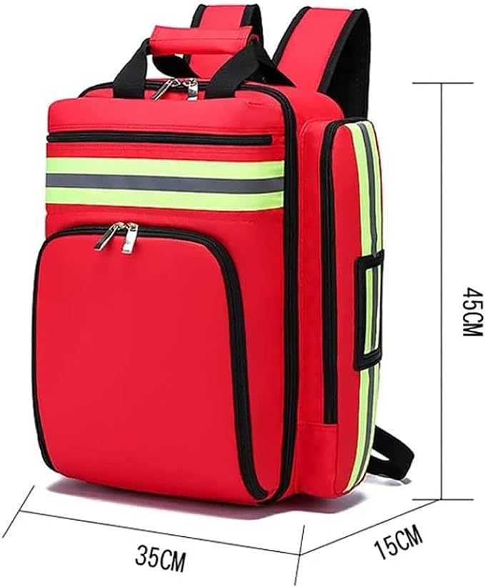 First Responder Bag, Emergency Medical Backpack Empty, Trauma, Home Health Hiking Travel Camping,for EMT, Paramedic, Nurses, Tactical Medics