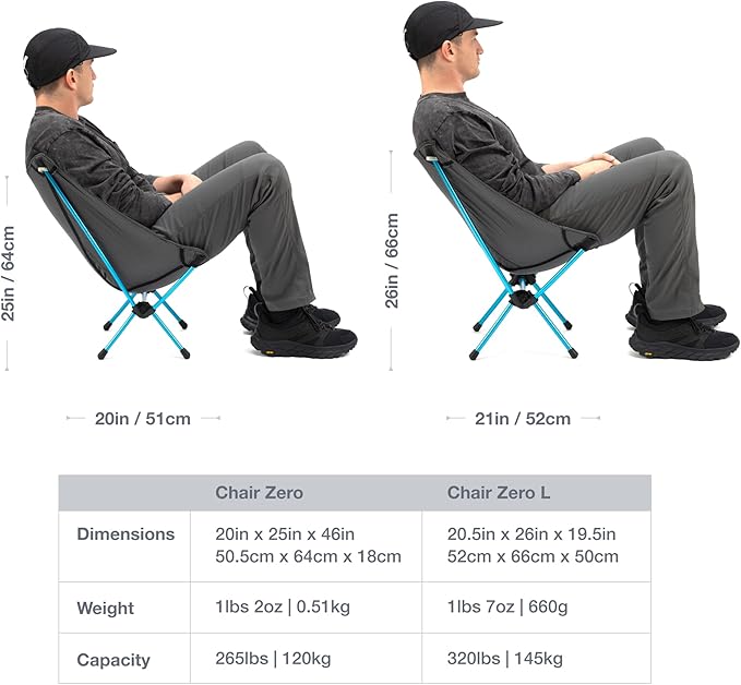 Helinox Chair Zero Ultralight Compact Camping Chair