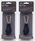 Rope Ratchet 1/4" Metal Rope Tie Down with Adjustable 8' Solid Braided Polypropylene Rope, Heavy Duty Cable Holds Up to 150 lbs Weight Capacity
