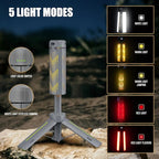 BUBRA 40" Telescopic Camping Light with Stand, 8000mAh Rechargeable LED Work Light & Camp Lantern, 1000LM Portable Tripod Lamp, 20H Runtime for Power Outages, Survival Gear and Camping Essentials