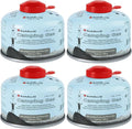 KOMAN Isobutane Fuel Canister 100 Gram Camping Stove Fuel Butane Propane Blend Camping Fuel Gas Canister Butane Fuel Canister Backpacking Stove Fuel (4 Pack)