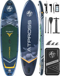 10'6''x33''Inflatable Stand Up Paddle Board, 400lbs Extra Wide Blow Up Paddle Board with Kayak Seat, Premium SUP Accessories Kit & Backpack, Non-Slip Stable Deck Boat for Yoga Fishing Surf