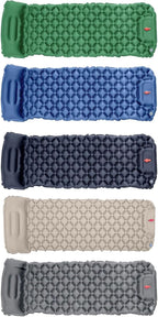 QINGFAN Outdoor Camping Inflatable Mattress Sleep Pad with Pillows Travel Mat Folding Bed Light Weight Air Cushions