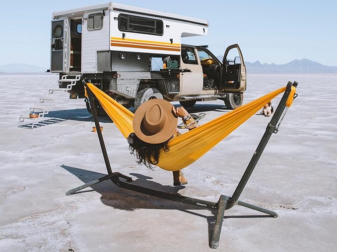 Kammok: Swiftlet Portable Hammock Stand | Lightweight, 15lbs, Easy, Fast Setup, Chair Mode. (Carry Bag with Straps. Made for Home-to-Travel, Camping, Park, Backyard), *Hammock Sold Separately*