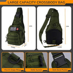 Survival Kit, 250pcs Survival Tools Tactical Gear and Trauma Bag, Survival First Aid Kit with Molle Crossbody Bag & Emergency Tent for Earthquake, Bug Out, Outdoor Adventure, Gifts for Christmas Men
