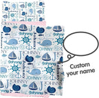 Personalized Toddler Nap Mat for Preschool, Custom Name Kids Sleeping Bag for Daycare, Kindergarten Roll Up Sleeping Mat with Removable Pillow and Soft Blanket, Fun Themes for Boys & Girls