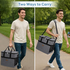 Lifewit Cooler Bag 30/50/60 Cans Collapsible and Insulated Large Lunch Bag Leakproof Soft Cooler Portable Tote for Camping/BBQ/Family Outdoor Activities