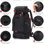 100L Hiking Backpack Men Large Waterproof Camping Backpack Lightweight Packable Backpacking Backpack Daypack Military Rucksack for Men Travel Climbing Outdoor Sports