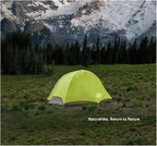 Hiking Tent 1-2 People Outdoor Travel Overnight Backpacking Ultralight 10D Nylon