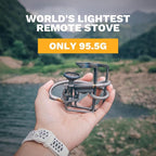 ‌Fire-Maple Petrel Titanium Ultralight Backpack Stove - World's Lightest Remote Stove (95.5g/3.4oz), 2.7kW/9213 BTU/h, Fast Boil, Ultra-Portable for Backpacking, Fast-Packing & Minimalist Camping