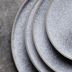 Camping Plates Minimalist Ceramic Dinner Plate Home Breakfast Tableware Western Steak Flat Decorative Plate