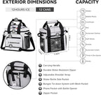 Golf Cart Cooler with Magnetic Lid 12-Can Insulated Soft Cooler Bag Collapsible for Golf Cart,Golf Accessories,Lunch Camping Cooler Insulated Lunch Bag with Adjustable Shoulder Strap