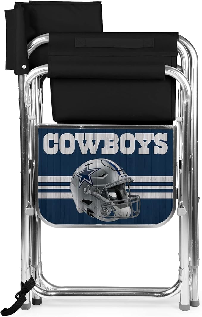 Picnic TIME NFL Unisex-Adult NFL Sports Chair with Side Table, Beach Chair, Camp Chair for Adults